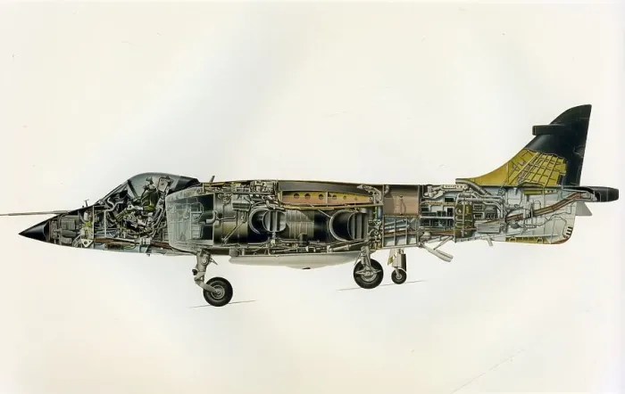 Framed Print : Harrier Artists Impression Print Framed Print : Harrier Artists Impression Print
