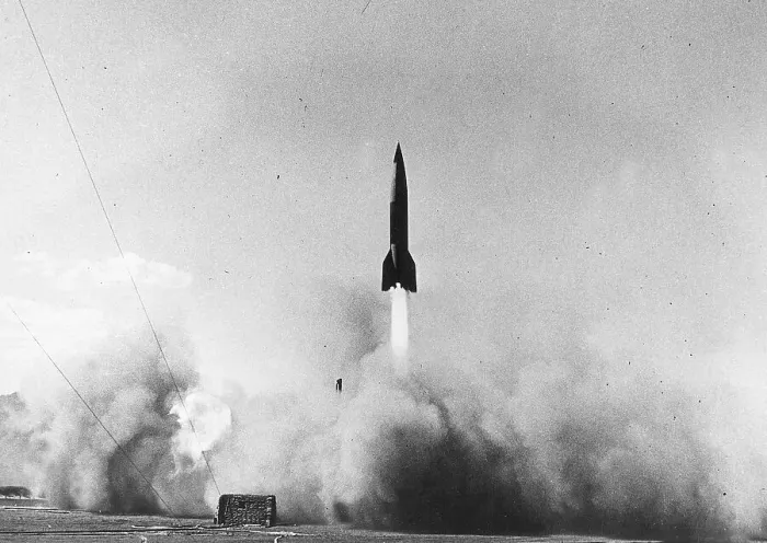 Framed Print : V2 Rocket Print - Historical Image Framed Print : V2 Rocket Print - Historical Image