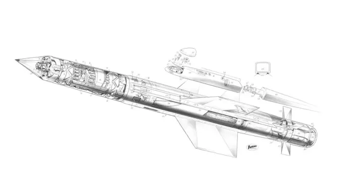 Framed Print : Missile and Space Systems Print Cutaway Model Framed Print : Missile and Space Systems Print Cutaway Model