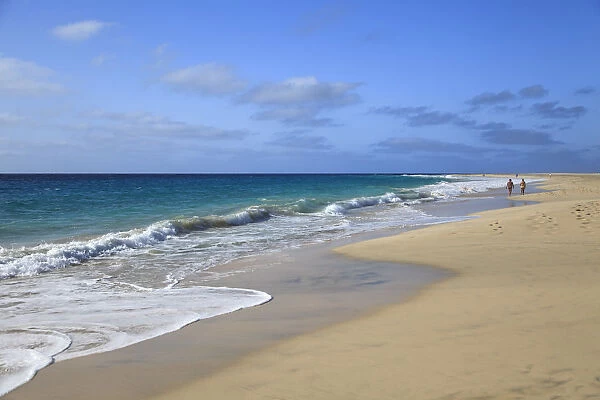 Africa, Cape Verde, Sal, Santa Maria Beach