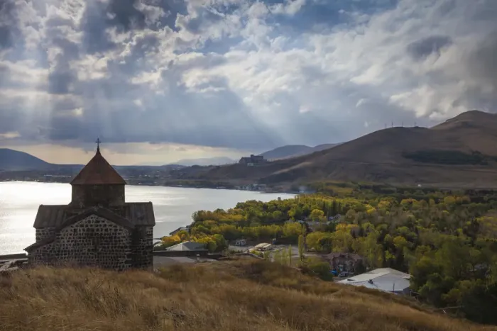 Framed Print : Sevanavank Monastery Print, Lake Sevan Armenia Framed Print : Sevanavank Monastery Print, Lake Sevan Armenia