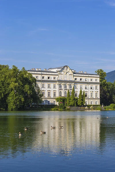 Austria, Salzburg, Leopoldskron, Leopoldskron palace, made famous by the boating scene