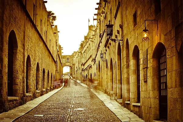 Avenue of the Knights (Ippoton street), Rhodes Town, Rhodes, Greece