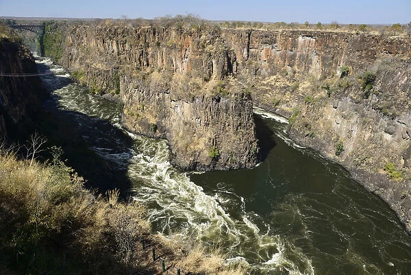 Canyon near Victoria Falls, Zambezi River, Zimbabwe, Africa