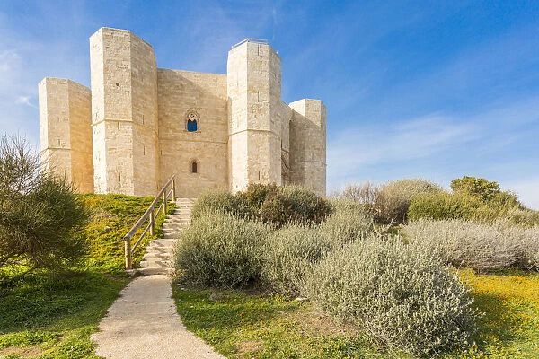 Castel del Monte fortress in Andria, Apulia region, Italy