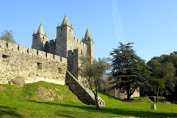 The castle of Santa Maria da Feira, dating back to the 12th century. Beira Litoral