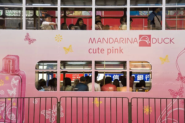 China, Hong Kong, Hong Kong Island, Central, tram