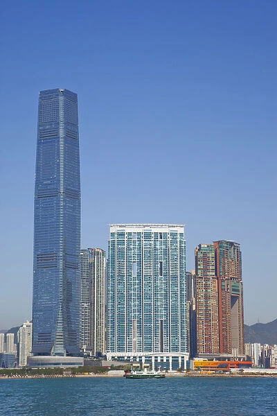 China, Hong Kong, West Kowloon Skyline