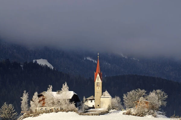 Church, Hochpustertal Valley, South Tyrol, Italy