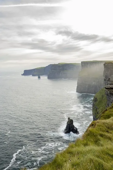 Framed Print : Cliffs of Moher Print with Stack, Liscannor, Ireland