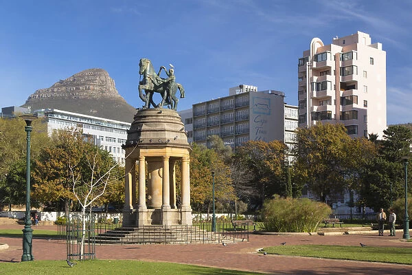 Delville Wood Memorial in Companys Garden, Cape Town, Western Cape, South Africa