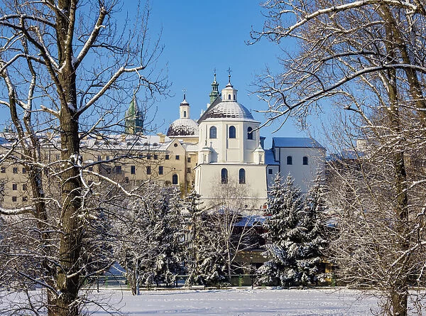 Dominican Priory, winter, Lublin, Lublin Voivodeship, Poland