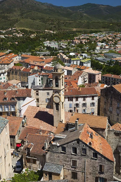 France, Corsica, Haute-Corse Department, Central Mountains Region, Corte, elevated