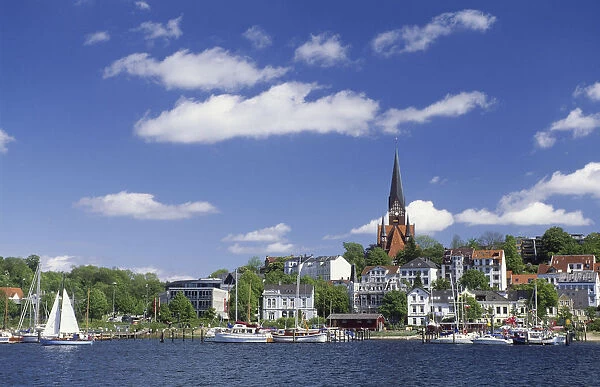 Harbour of Flensburg, Schleswig-Holstein, Germany
