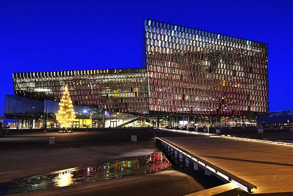 Harpa is a concert hall and conference centre in Reykjavik, Iceland