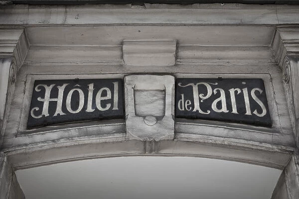 Horel de Paris sign, Marais District, Paris, France