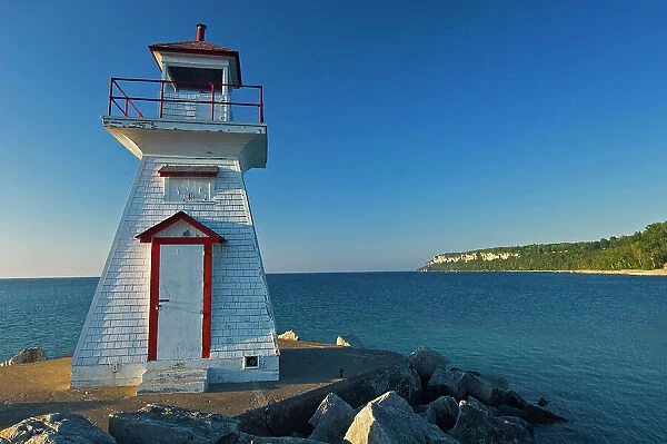 lighthouse on Georgian Bay on the Bruce Peninsula Lion's Head, Ontario, Canada