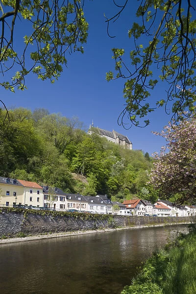 Luxembourg, Vianden, Vianden castle & Our River