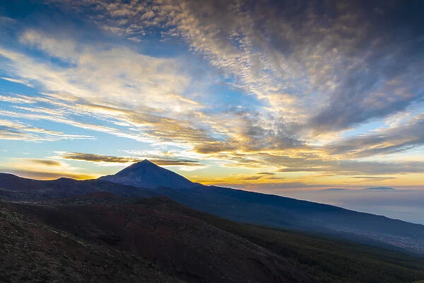 Mount Teide at Sunset, Tenerife, Canary Islands, Spain