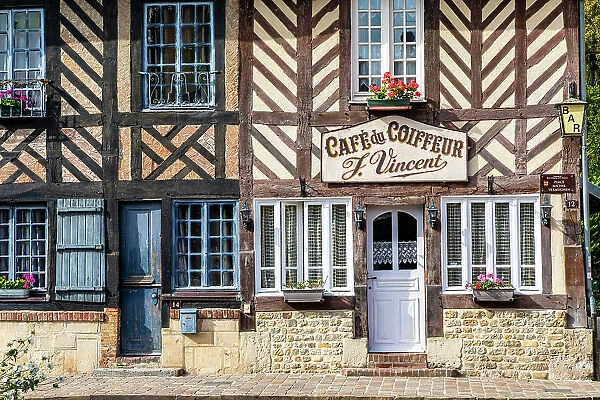 The Normandy Village of Beuvron-en-Auge, Beuvron-en-Auge, Normandy, France