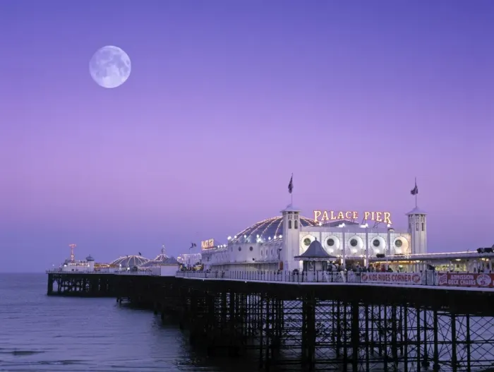 Framed Print : Palace Pier Print, Brighton, England Framed Print : Palace Pier Print, Brighton, England