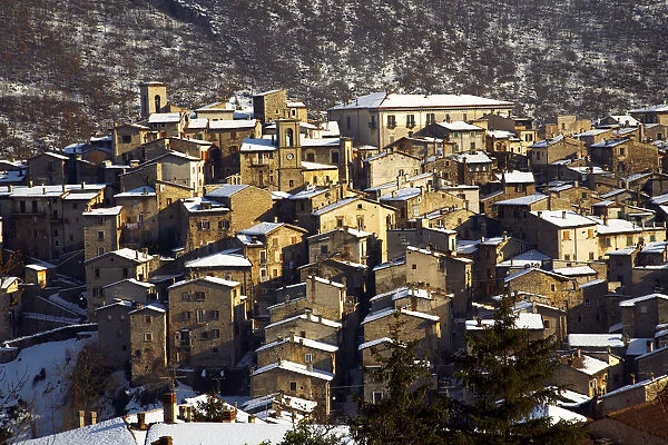 Scanno in Winter, Abruzzo, Italy