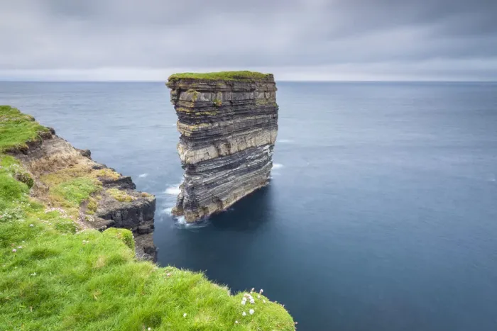 Framed Print : Dun Briste Sea Stack Print - County Mayo, Ireland