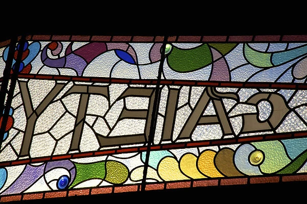Stained Glass Window at Gaiety Theatre, Douglas, Isle of Man