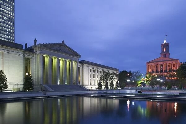 State Capitol & War Memorial Auditorium, Nashville, Tennessee, USA