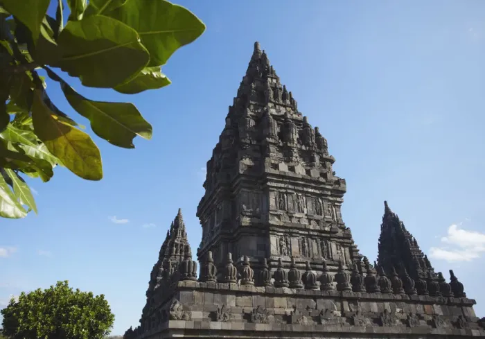 Framed Print : Print of Prambanan Temple Complex in Java, Indonesia Framed Print : Print of Prambanan Temple Complex in Java, Indonesia