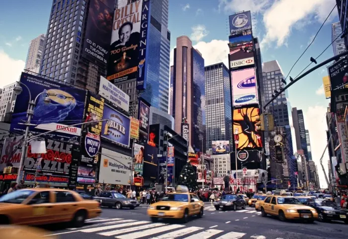Framed Print : Times Square Print, New York City Framed Print : Times Square Print, New York City