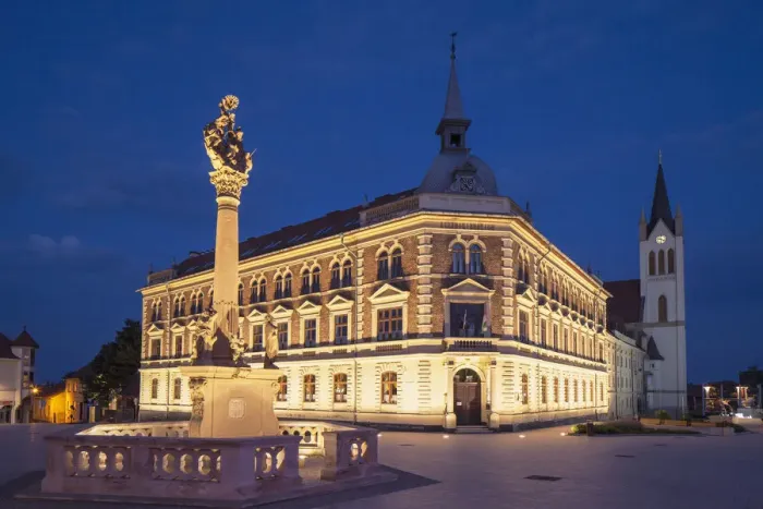 Framed Print : Trinity Column Print in Main Square, Keszthely, Hungary Framed Print : Trinity Column Print in Main Square, Keszthely, Hungary