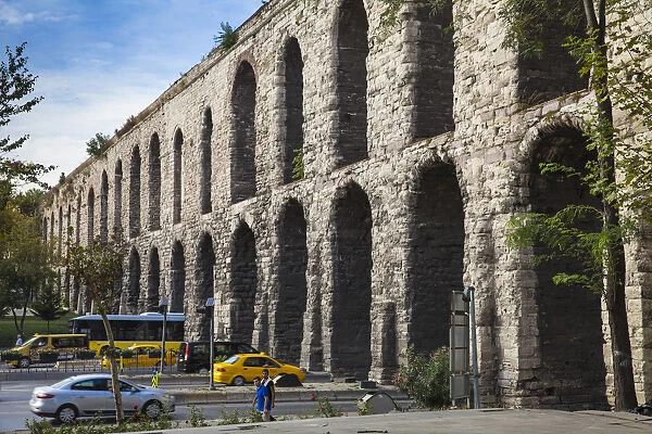 Turkey, Istanbul, Aqueduct of Valens