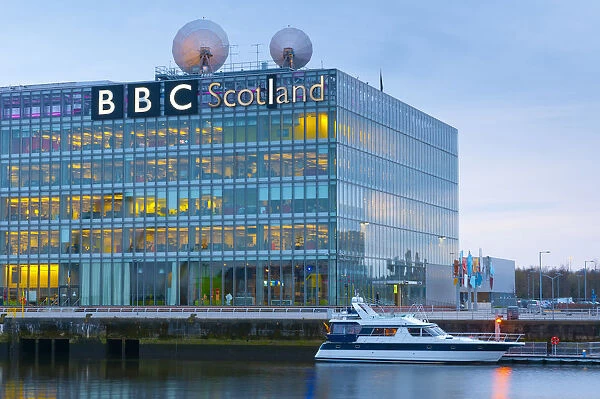 UK, Scotland, Glasgow, BBC Scotland Headquarters on River Clyde