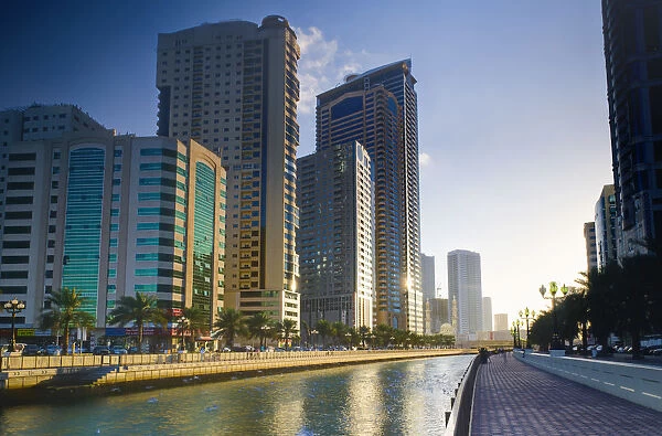 United Arab Emirates, Sharjah, Al Qasba Canal