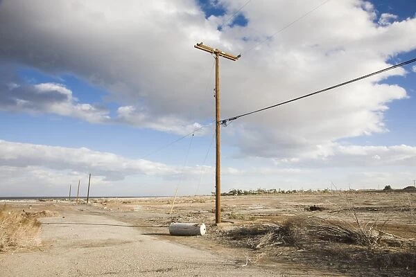 USA, California, Salton City, ghost town around the Salton Sea