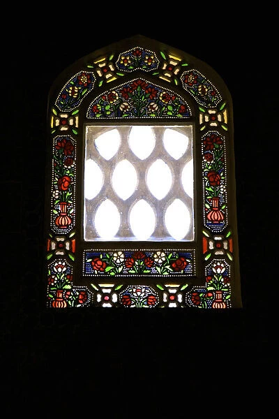 Window in Circumcision Room, Summer Pavilion, Topkapi Palace, Istanbul, Turkey