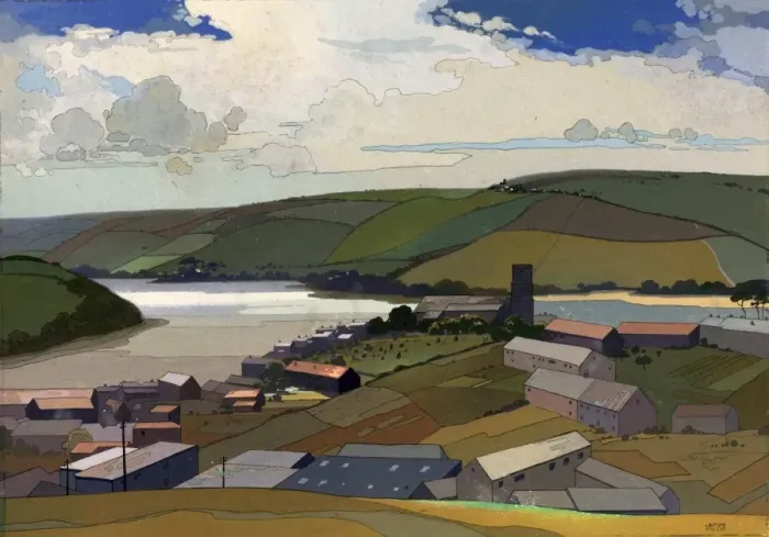 Framed Print : Salcombe Harbour Print Framed Print : Salcombe Harbour Print