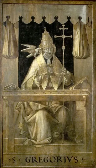 Framed Print : St Gregory in his Study Print Framed Print : St Gregory in his Study Print