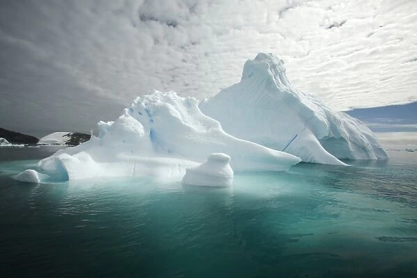 Strange and wonderful formations in the icebergs and bergy bits in and around the Antarctic Peninsula during the summer months