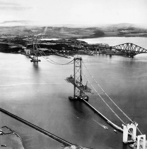 Forth Road Bridge, Firth of Forth, 1963
