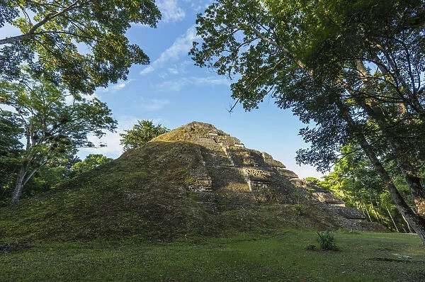 Mayan pyramid in Mundo Perdido group, Tikal National Park, Guatemala