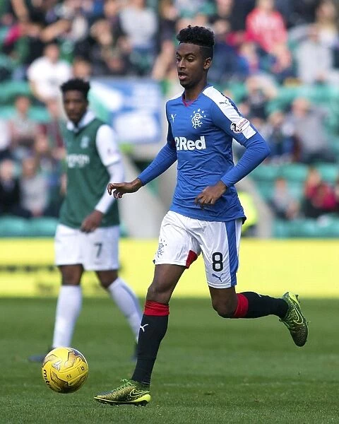 Gedion Zelalem in Action: Hibernian vs Rangers, Ladbrokes Championship, Easter Road - Scottish Football Intensity