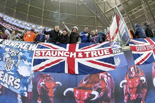 Rangers Fans Unite: A Sea of Scottish Pride at Red Bull Arena