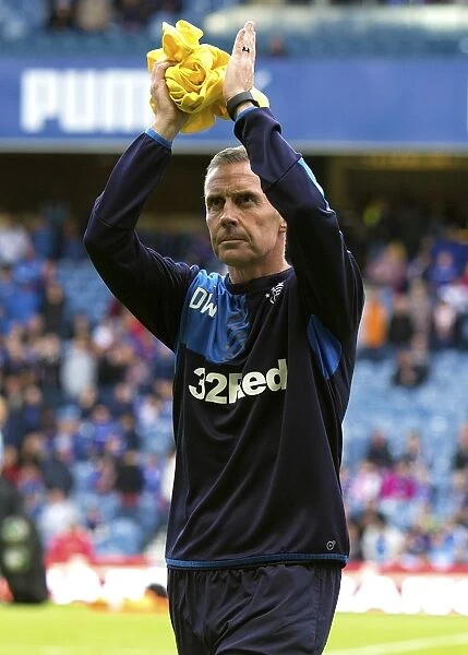 Rangers FC vs Burnley: Assistant Manager David Weir at Pre-Season Friendly in Ibrox Stadium - Scottish Cup Champions 2003