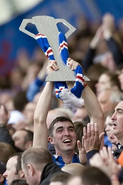 Rangers Football Club: Ecstatic Fans Celebrate SPL Championship Win at Rugby Park, Kilmarnock (2010-2011)