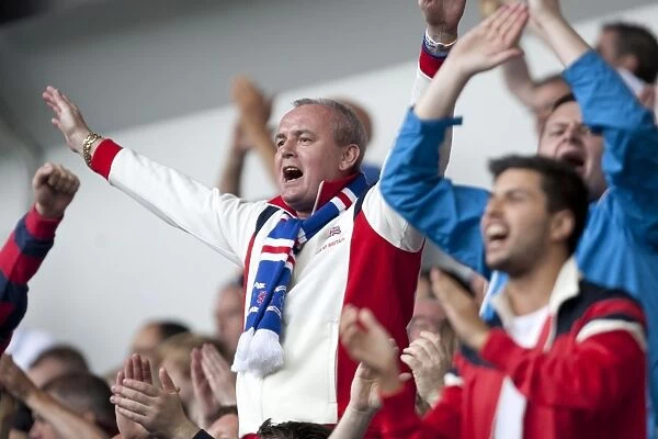 Rangers Football Club: Euphoric 5-1 Victory Over East Stirlingshire - Ibrox Stadium Fans Celebrating