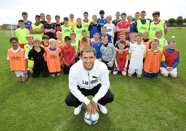 Rangers Soccer Schools: Training with Kevin Thomson at King George V Playing Fields