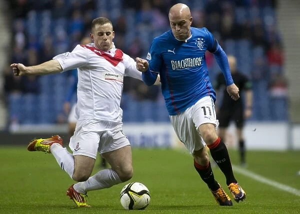 Rangers Triumph: Nicky Law Scores the Decisive Goal in 3-0 Victory over Airdrieonians at Ibrox Stadium - Scottish Cup Round 3