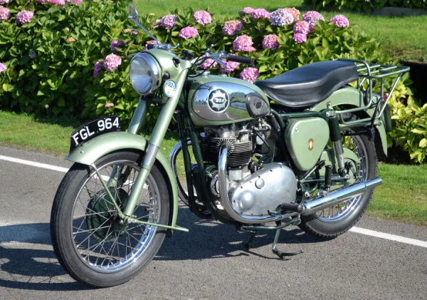 BSA A7 Shooting Star 1954 Green